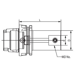 Mandrins hsk pour tête à aléser